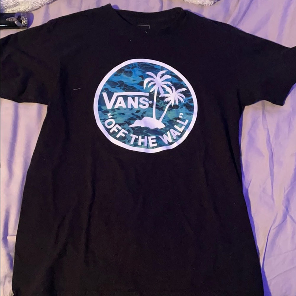 Vans Palm Logo T-Shirt Black